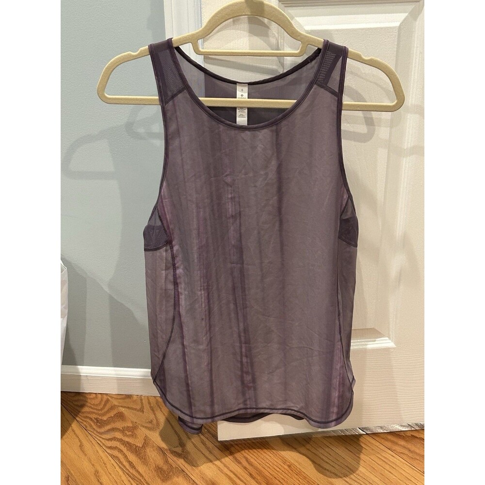 Lululemon Plum Color Tank Top Size 6